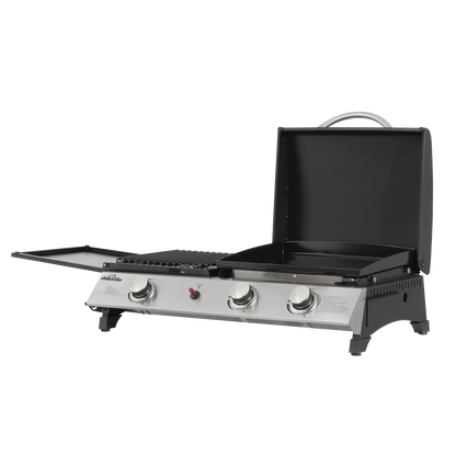 Dellonda 3 Burner Stainless Steel Portable Gas Plancha/Grill 8.5kW