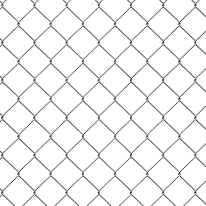 Dellonda Galvanised Steel Dog Kennel with Roof Cover & Chain Link Fencing 2 x 2 x 1.5m