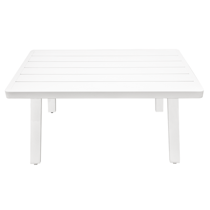 Dellonda Kyoto Aluminium Outdoor Corner Sofa & Coffee Table Set 3pc