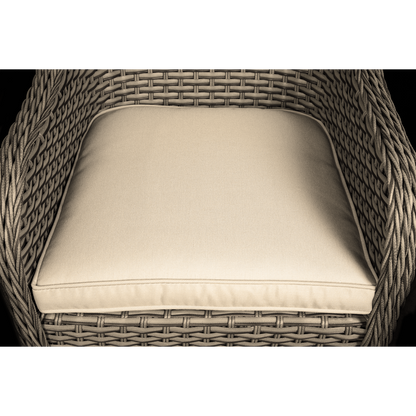 Dellonda Chester Rattan Wicker Outdoor Garden Dining Chairs 2pc