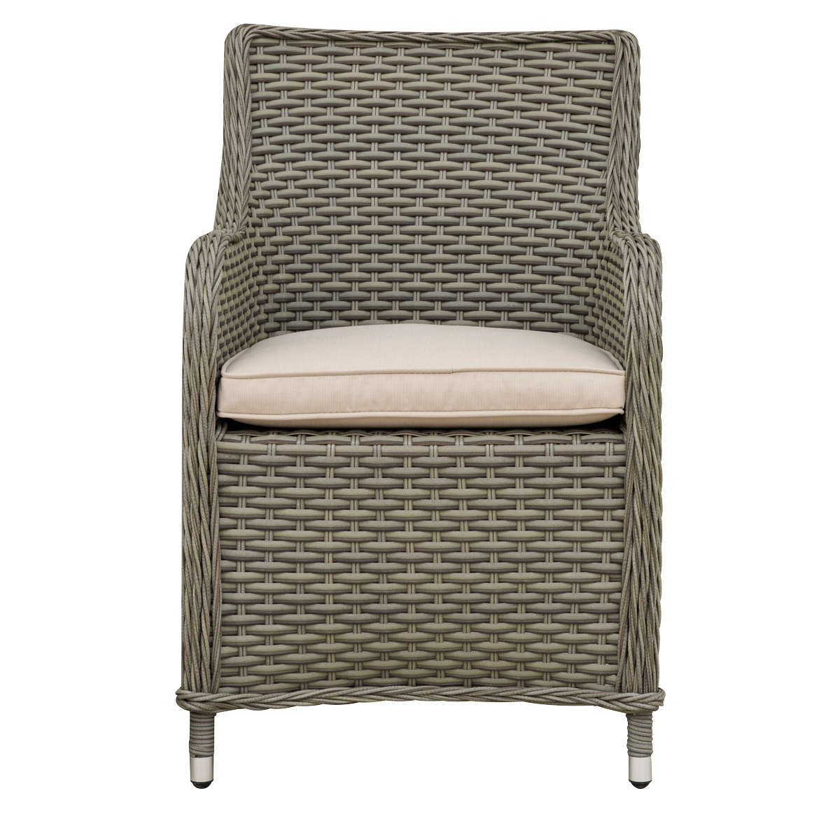 Dellonda Chester Rattan Wicker Outdoor Garden Dining Chairs 2pc