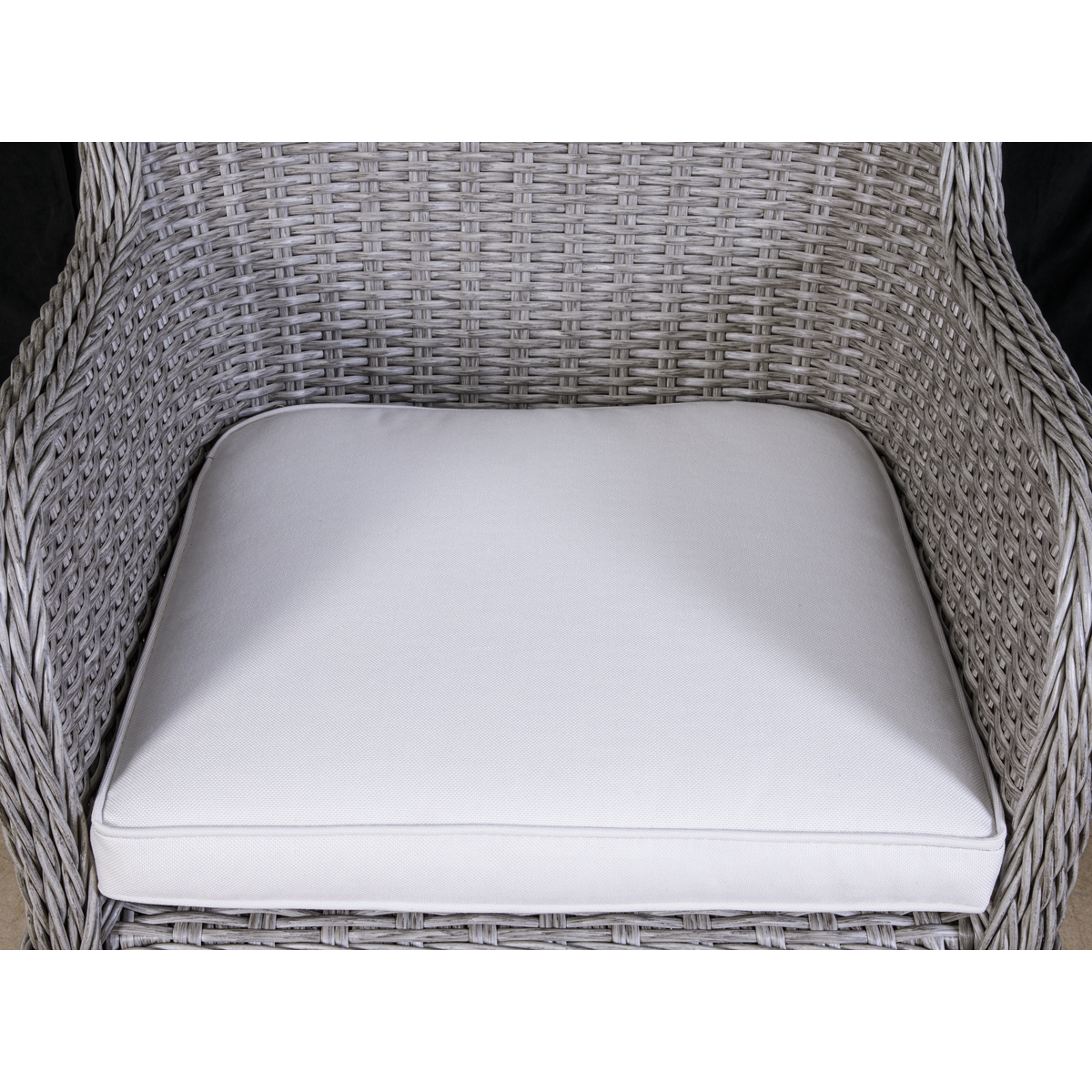 Dellonda Buxton Rattan Wicker Outdoor Chairs Set 2pc