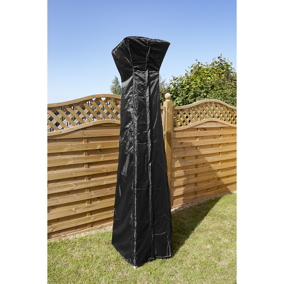 Dellonda Pyramid Gas Tower Patio Heater Water-Resistant Cover 2280 x 470mm, Black