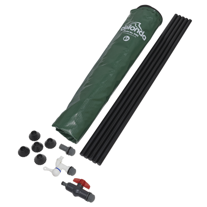 Dellonda Collapsible PVC Garden Water Butt with Zipped Lid & Drain Tap 250L