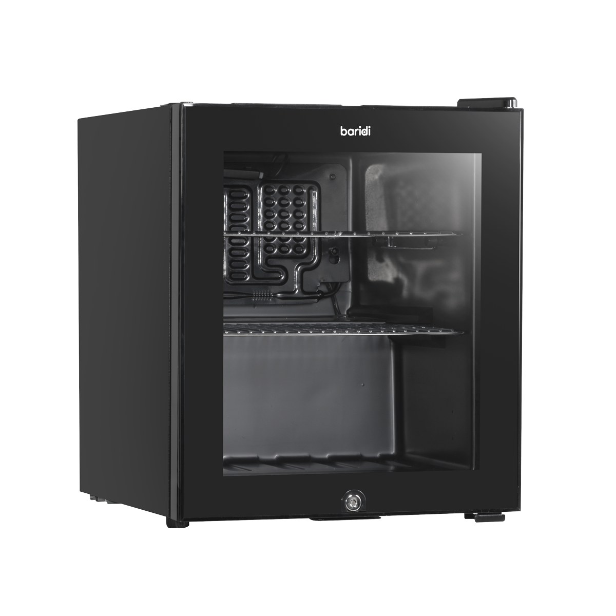 Baridi Mini Tabletop Beer & Drinks Fridge 50L Capacity - Black