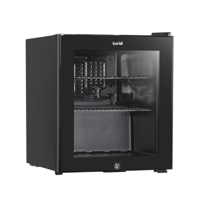 Baridi Mini Tabletop Beer & Drinks Fridge 50L Capacity - Black