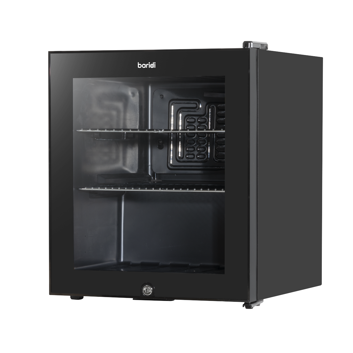 Baridi Mini Tabletop Beer & Drinks Fridge 50L Capacity - Black