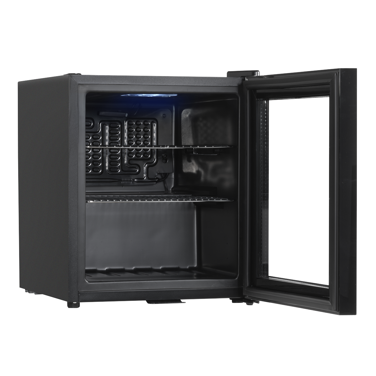 Baridi Mini Tabletop Beer & Drinks Fridge 50L Capacity - Black