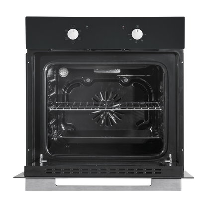 Baridi Integrated Fan-Assisted Electric Oven 60cm 55L Capacity - Black