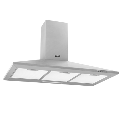 Baridi Cooker Hood with Carbon Filters 90cm - Stainless Steel