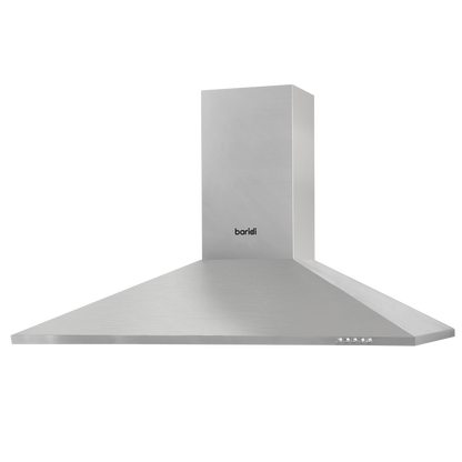 Baridi Cooker Hood with Carbon Filters 90cm - Stainless Steel