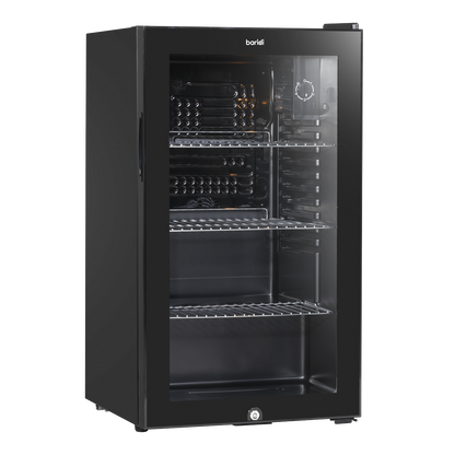 Baridi Wine, Beer & Drinks Fridge 85L Capacity - Black