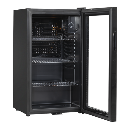 Baridi Wine, Beer & Drinks Fridge 85L Capacity - Black