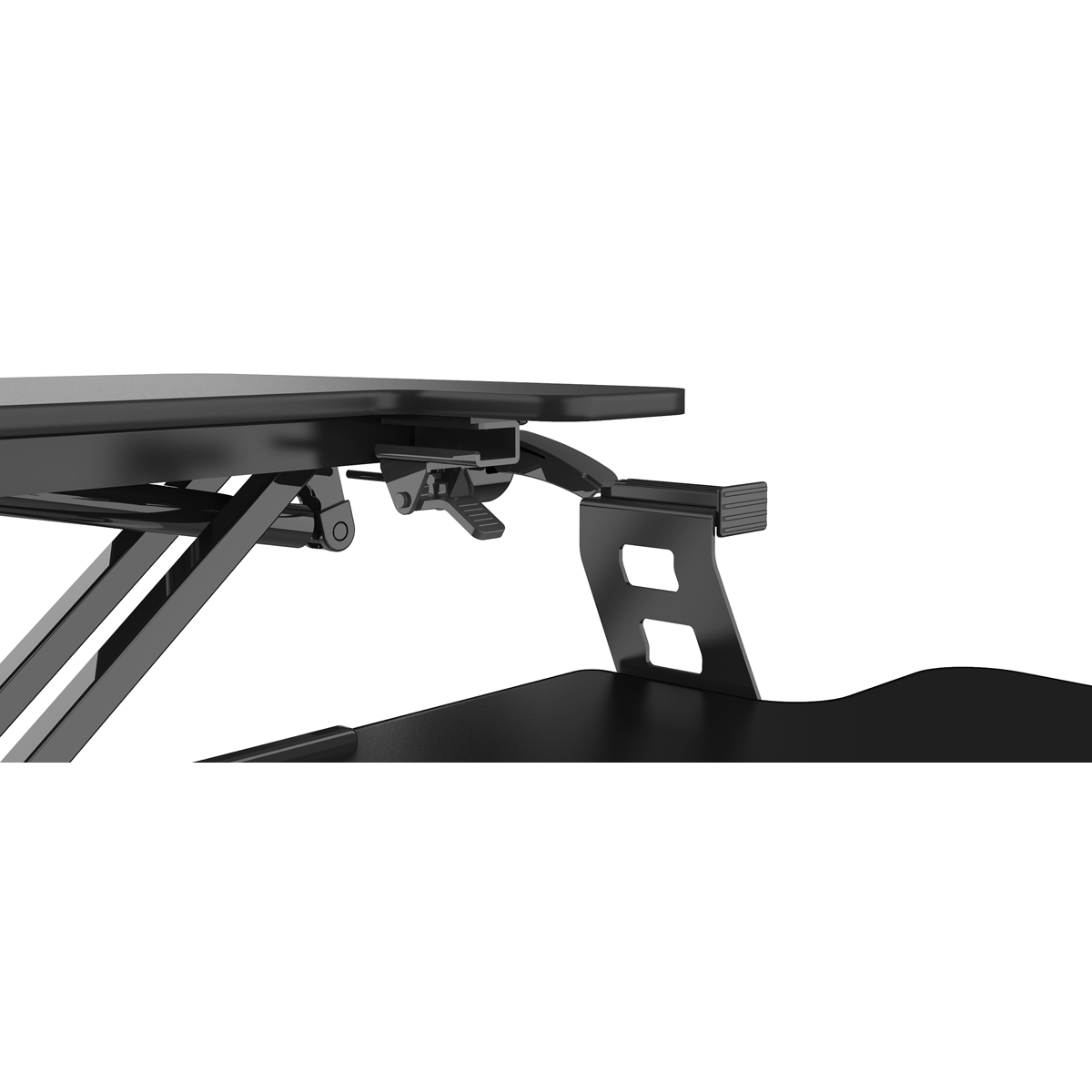 Dellonda 71cm Adjustable-Height Standing Desk Riser 15kg Capacity