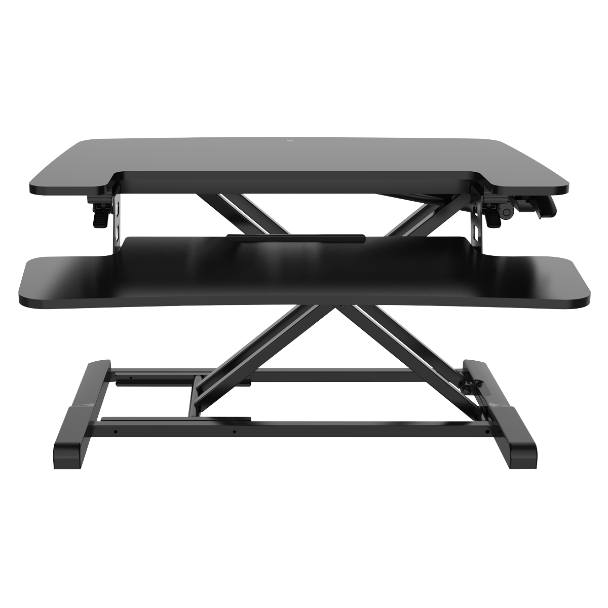 Dellonda 71cm Adjustable-Height Standing Desk Riser 15kg Capacity