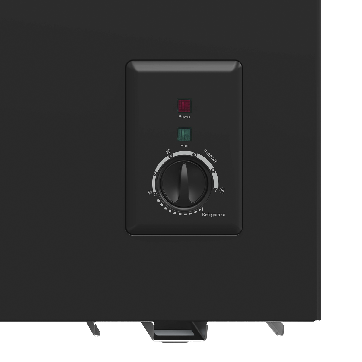 Baridi Freestanding Chest Freezer 199L Capacity - Black