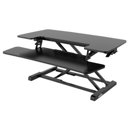 Dellonda 89cm Adjustable-Height Standing Desk Riser 15kg Capacity