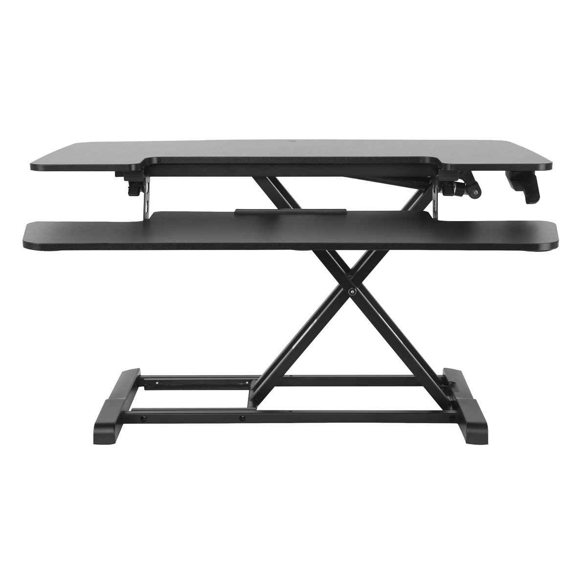 Dellonda 89cm Adjustable-Height Standing Desk Riser 15kg Capacity