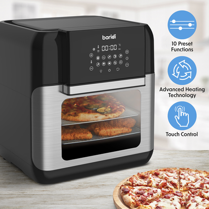 Baridi Air Fryer & Rotisserie Oven 12L Capacity