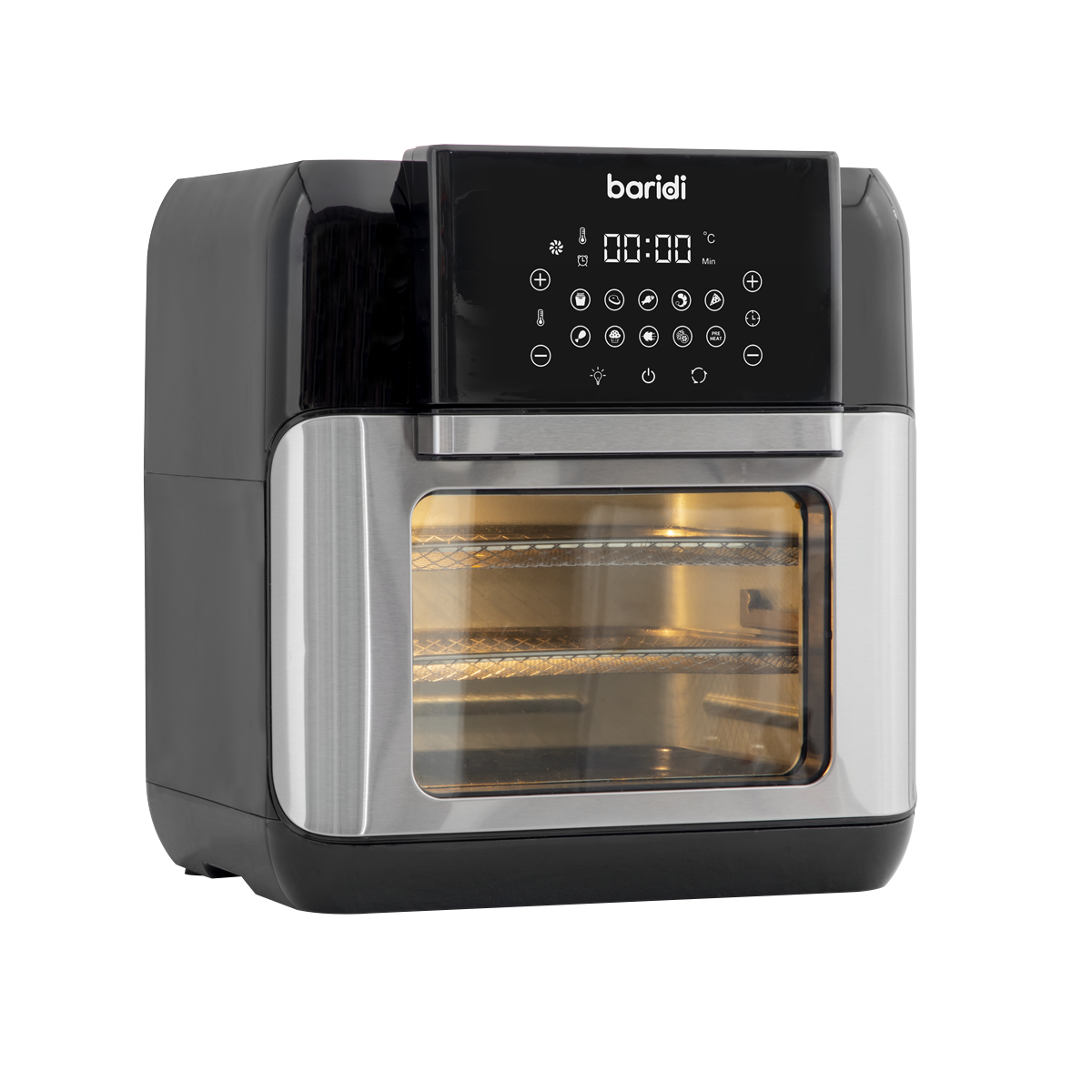 Baridi Air Fryer & Rotisserie Oven 12L Capacity