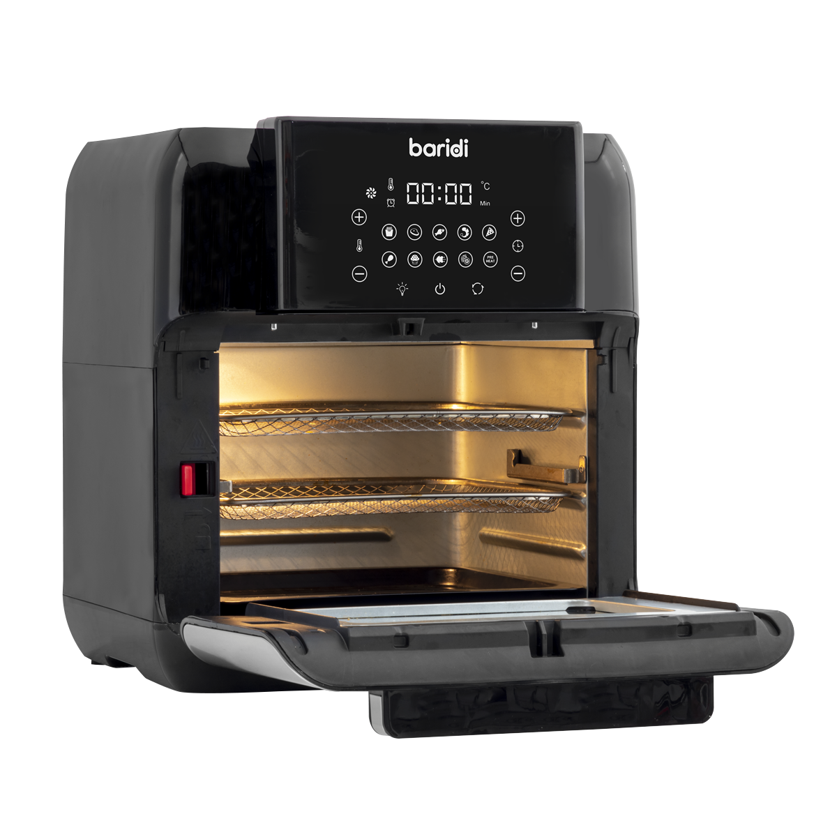 Baridi Air Fryer & Rotisserie Oven 12L Capacity