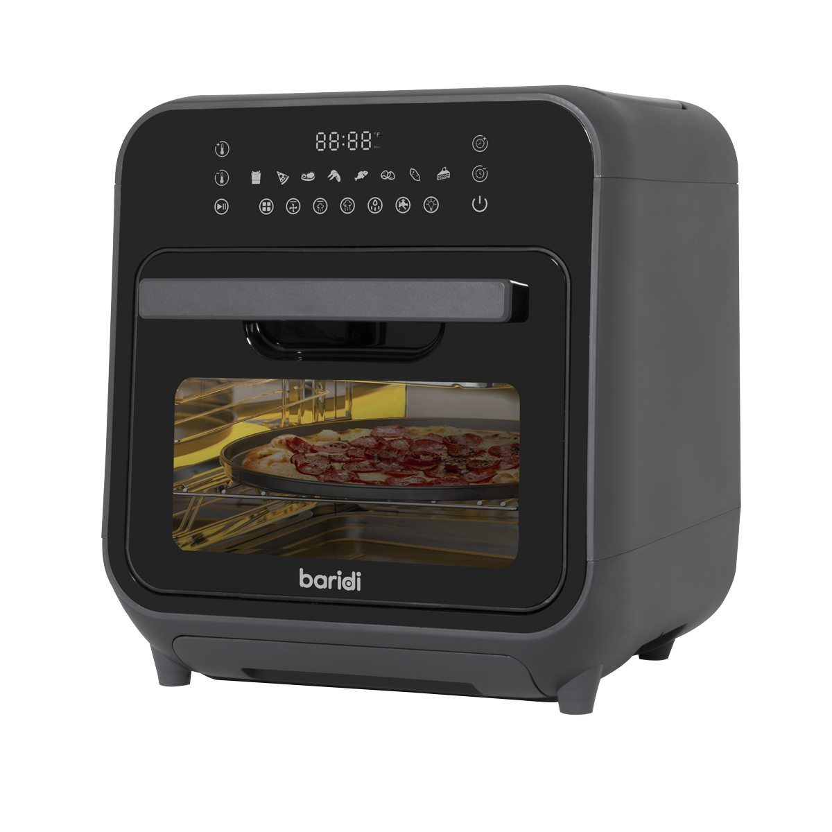 Baridi Steam Air Fryer Oven 15L Capacity