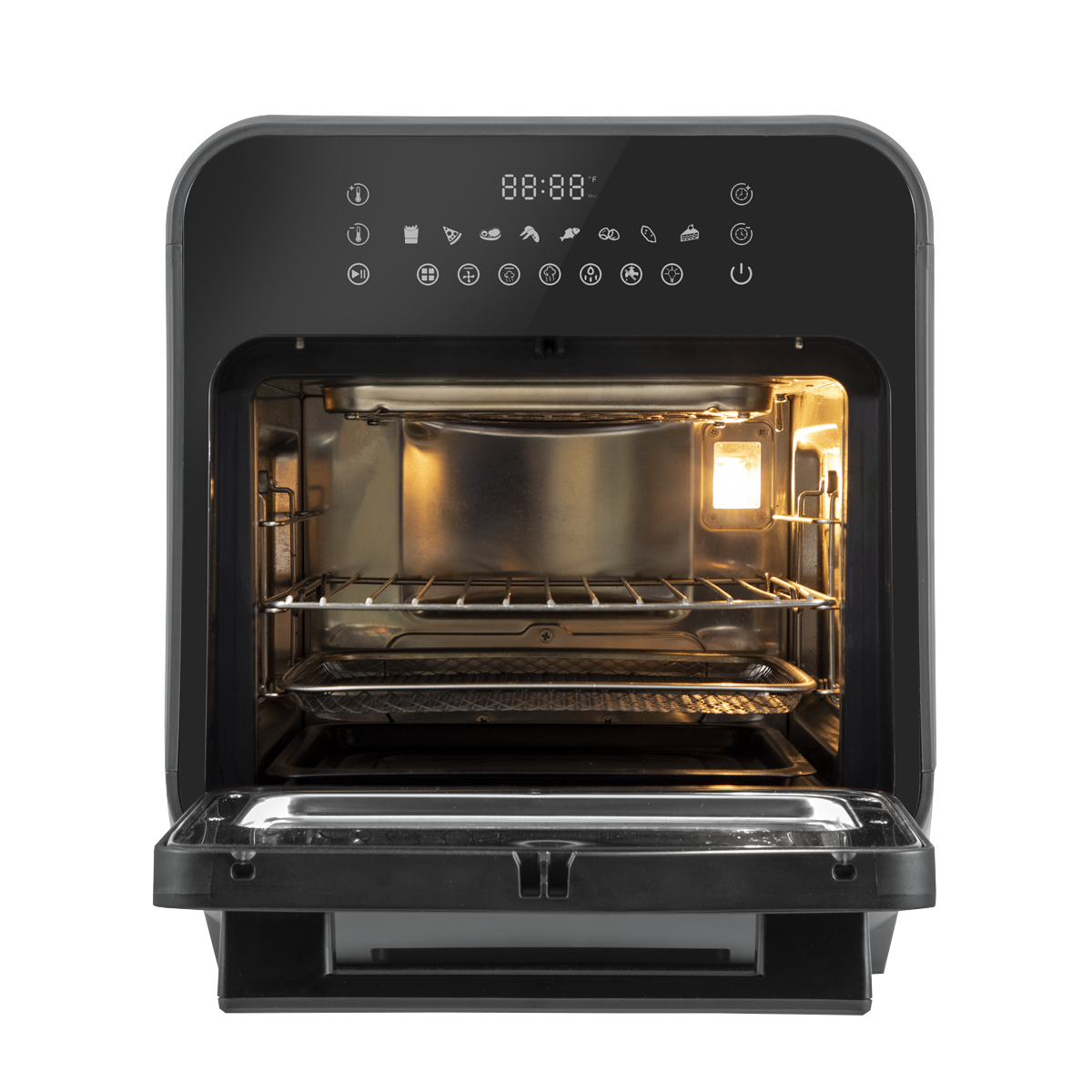 Baridi Steam Air Fryer Oven 15L Capacity