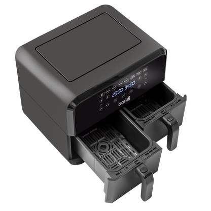 Baridi Dual Zone Air Fryer with 8 Preset Functions 8L Capacity