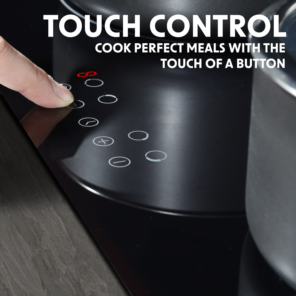 Baridi Integrated Induction Hob with 4 Cooking Zones 60cm 6800W Output