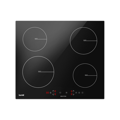 Baridi Integrated Induction Hob with 4 Cooking Zones 60cm 2800W Output