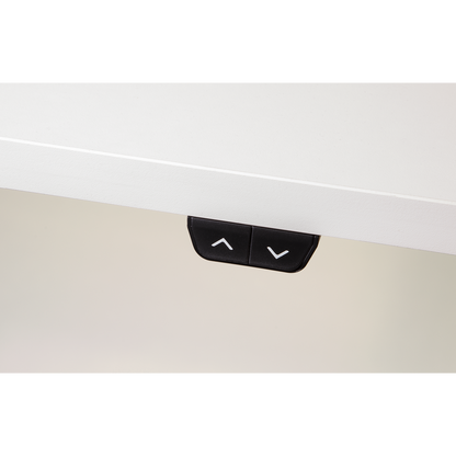 Dellonda Single Motor Ultra-Quiet Adjustable-Height Desk Frame 70kg Capacity - Black