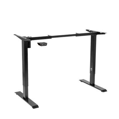 Dellonda Single Motor Ultra-Quiet Adjustable-Height Desk Frame 70kg Capacity - Black