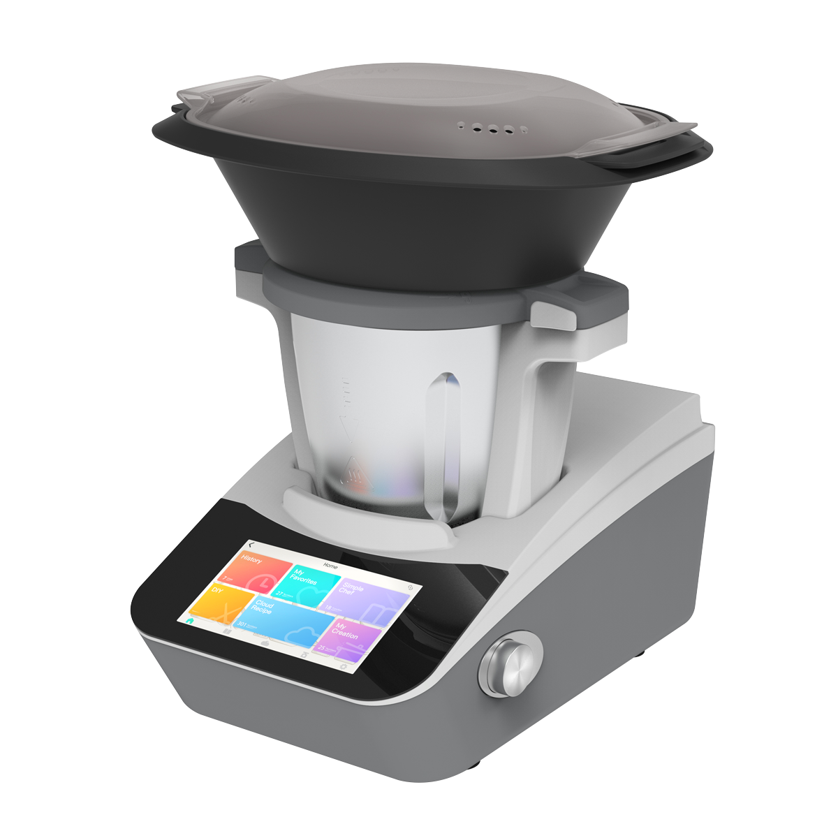 Baridi Smart Thermo-Cooker with 7" Touchscreen & App-Guided Recipes with 18 Preset Functions