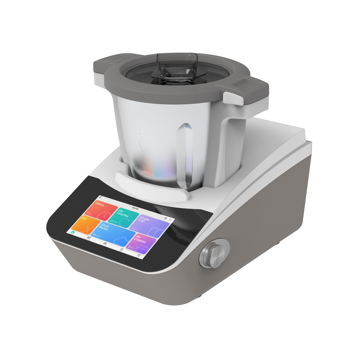 Baridi Smart Thermo-Cooker with 7" Touchscreen & App-Guided Recipes with 18 Preset Functions