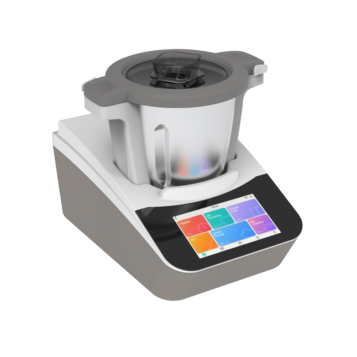 Baridi Smart Thermo-Cooker with 7" Touchscreen & App-Guided Recipes with 18 Preset Functions