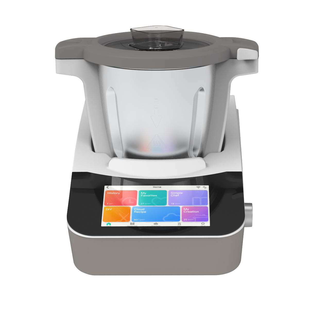 Baridi Smart Thermo-Cooker with 7" Touchscreen & App-Guided Recipes with 18 Preset Functions
