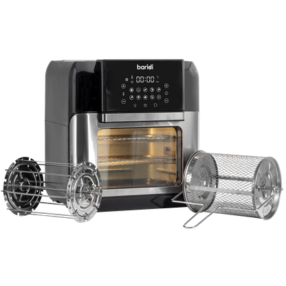 Baridi Air Fryer & Rotisserie Oven including Accessory Kit 12L Capacity