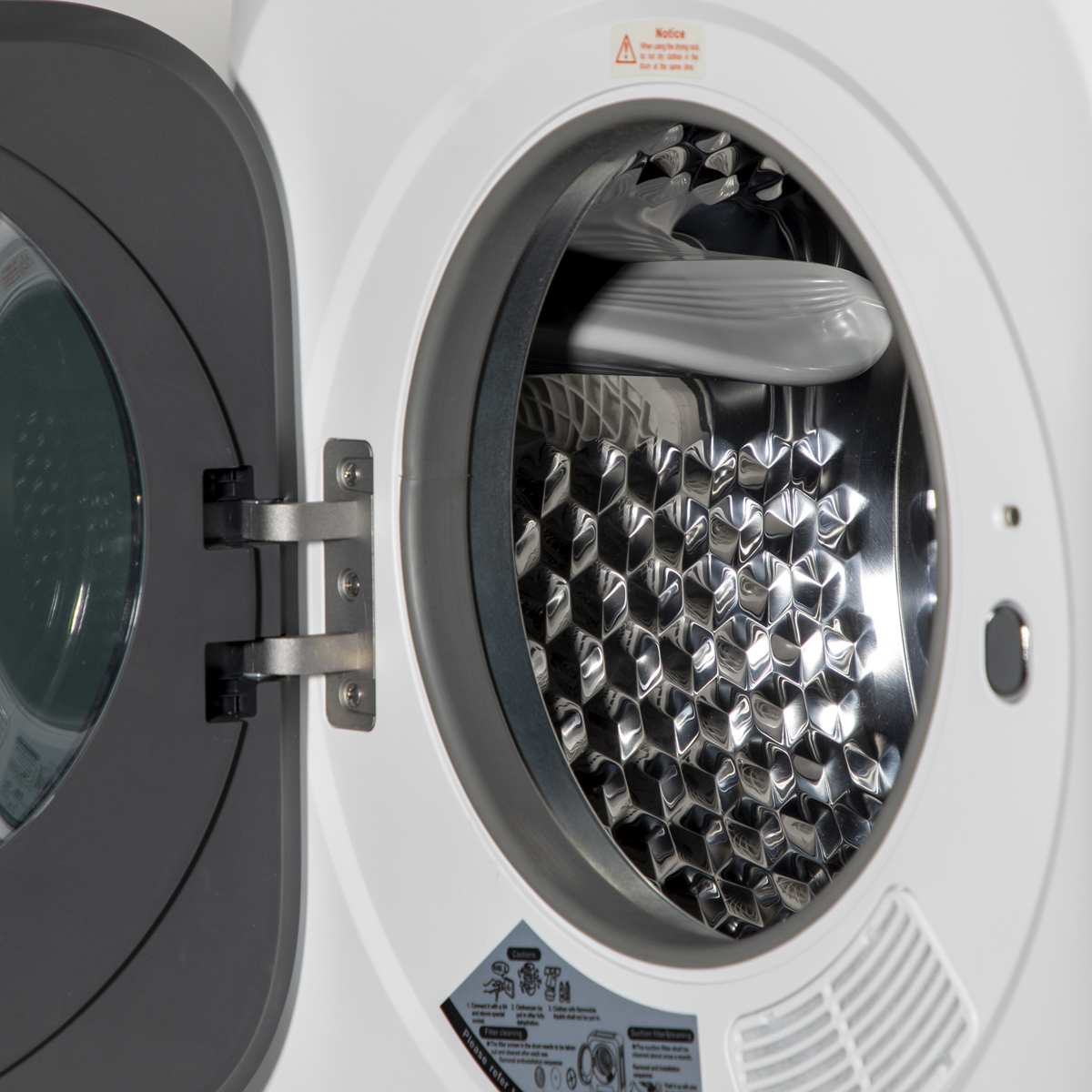 Baridi Tabletop Tumble Dryer with Analogue Controls 2.5kg Capacity - White