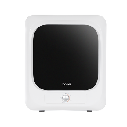 Baridi Tabletop Tumble Dryer with Analogue Controls 2.5kg Capacity - White