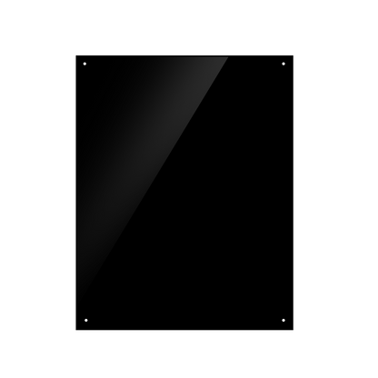 Baridi Splashback for Cooker Hoods 60 x 75cm - Black
