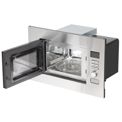 Baridi Integrated Microwave Oven 20L Capacity 900W - Stainless Steel