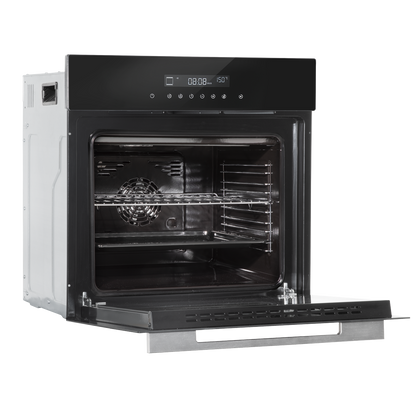 Baridi Integrated Fan-Assisted Electric Oven 60cm 72L Capacity - Black