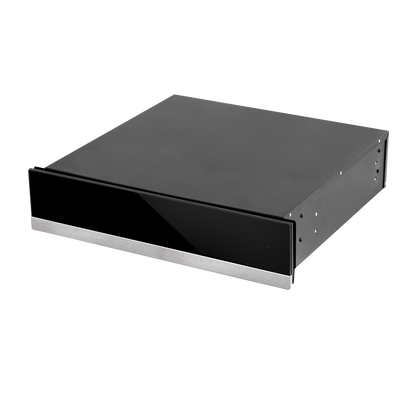 Baridi Integrated Warming Drawer 60cm - Black/Stainless Steel