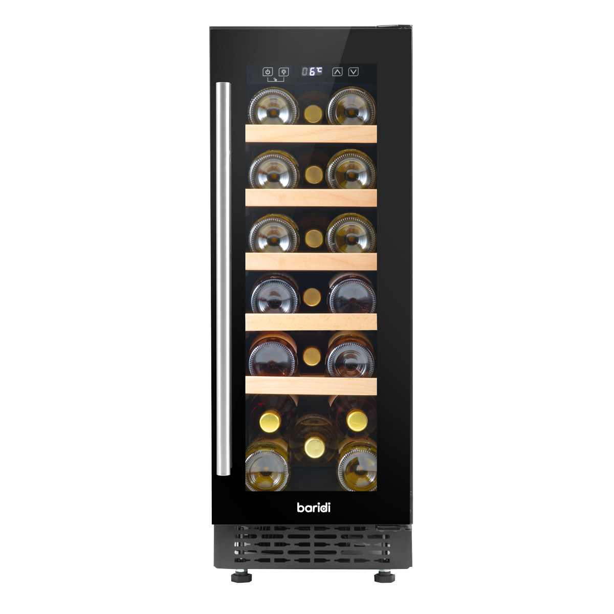 Baridi 20 Bottle Slim Wine Fridge & Cooler 30cm