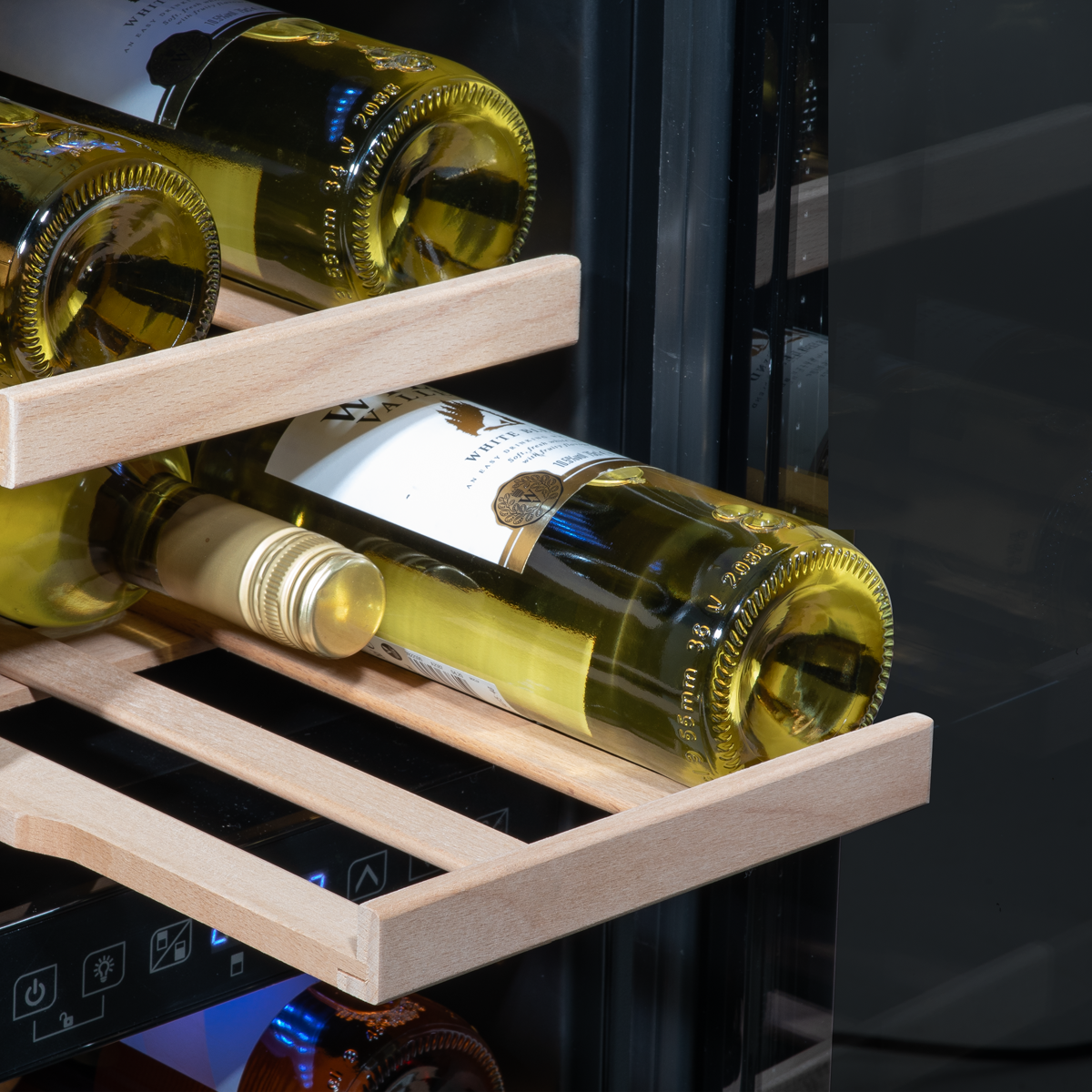 Baridi 17 Bottle Slim Wine Fridge & Cooler 30cm