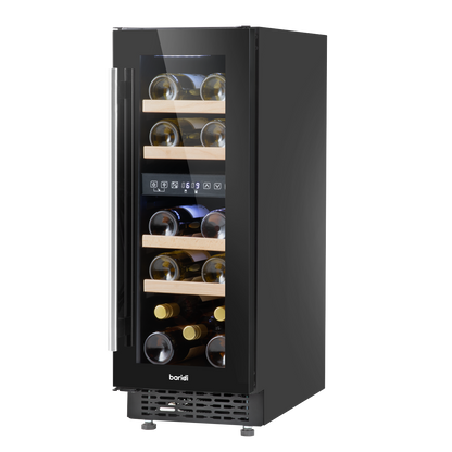 Baridi 17 Bottle Slim Wine Fridge & Cooler 30cm