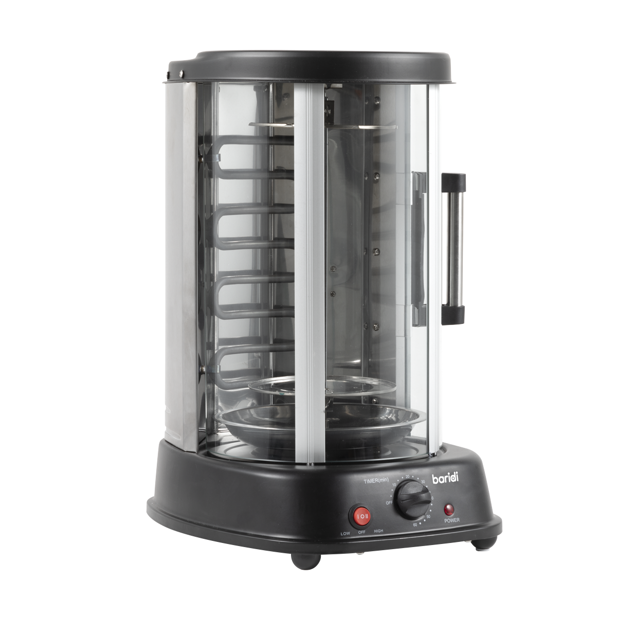 Baridi Vertical 360° Rotisserie Smokeless Grill 21L Capacity