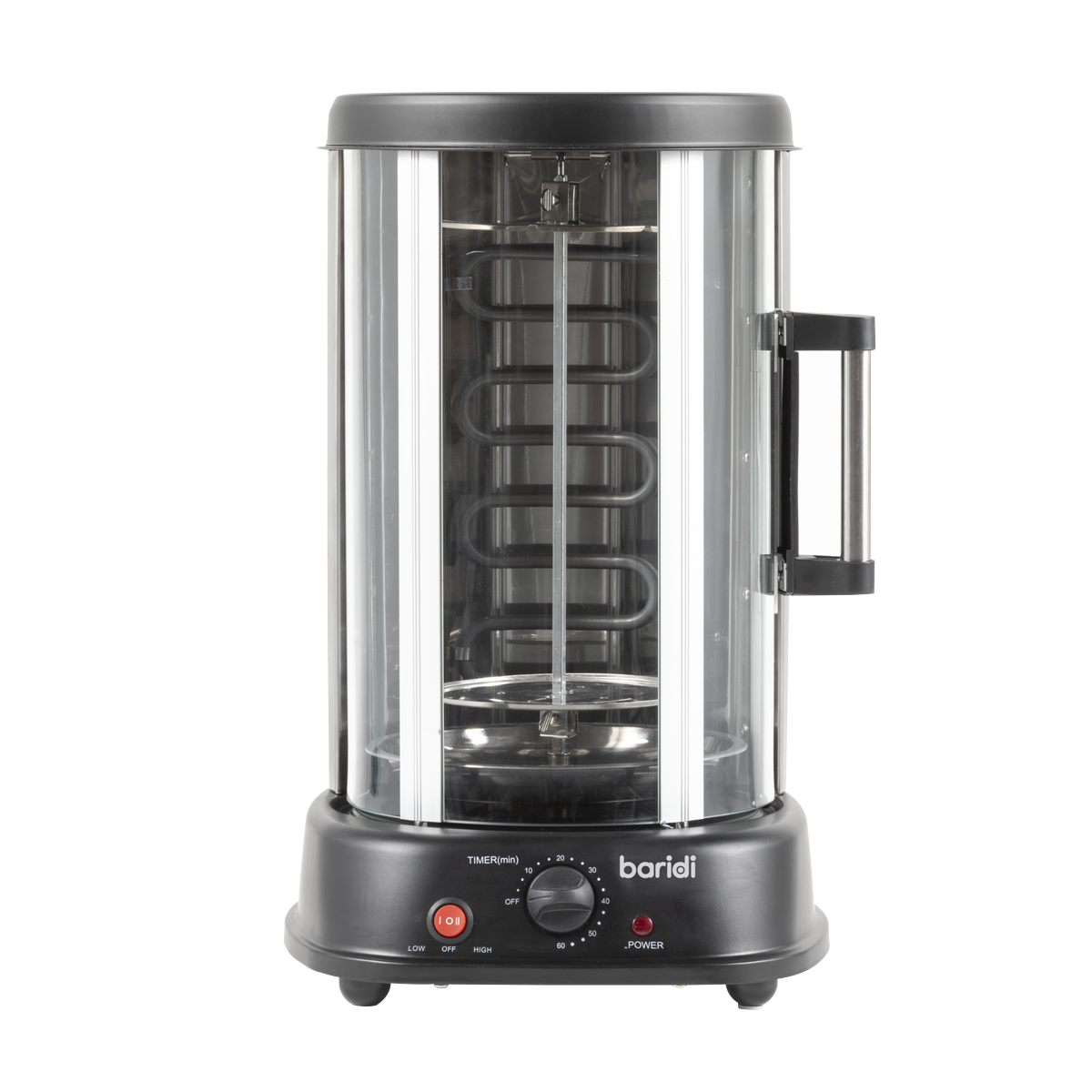 Baridi Vertical 360° Rotisserie Smokeless Grill 21L Capacity