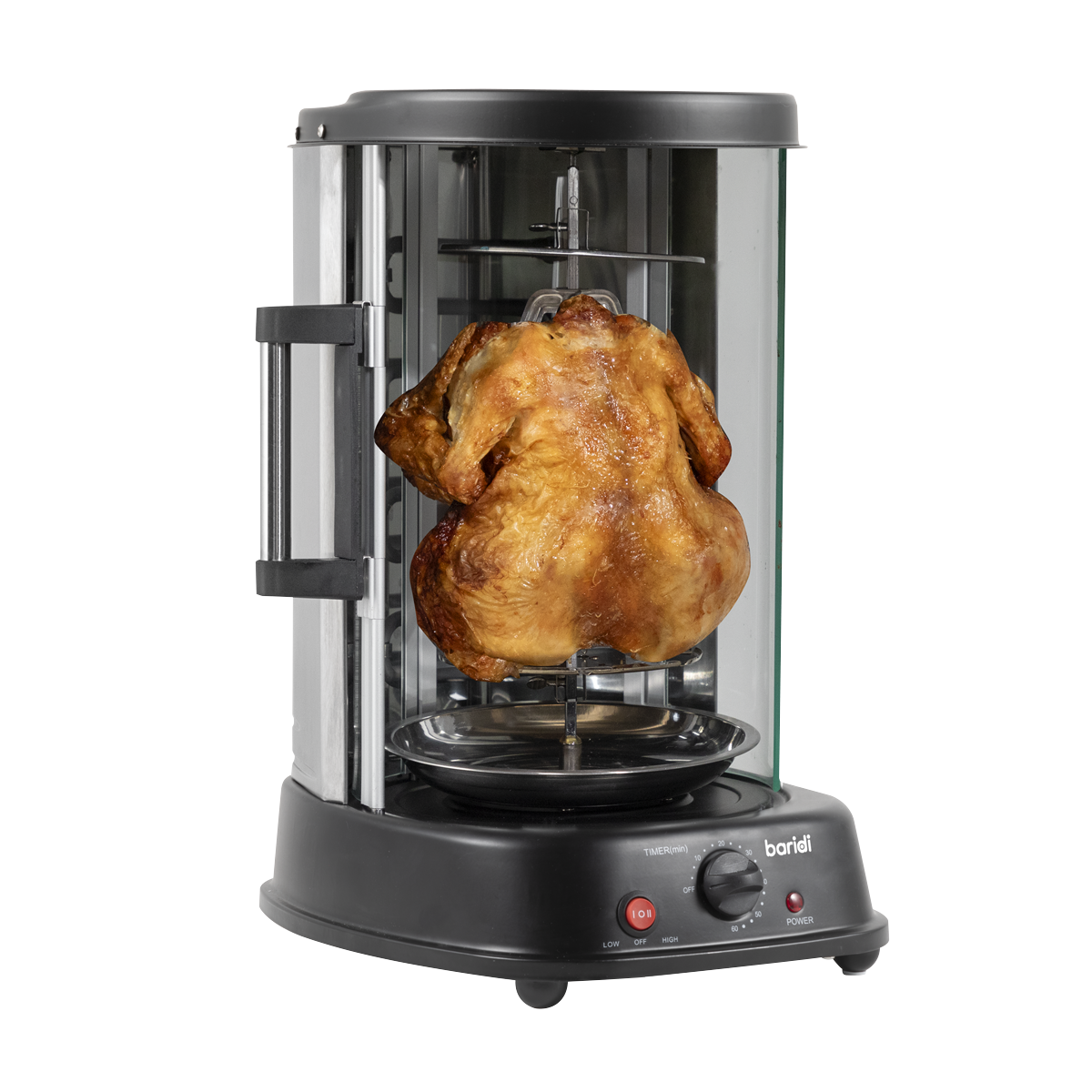 Baridi Vertical 360° Rotisserie Smokeless Grill 21L Capacity