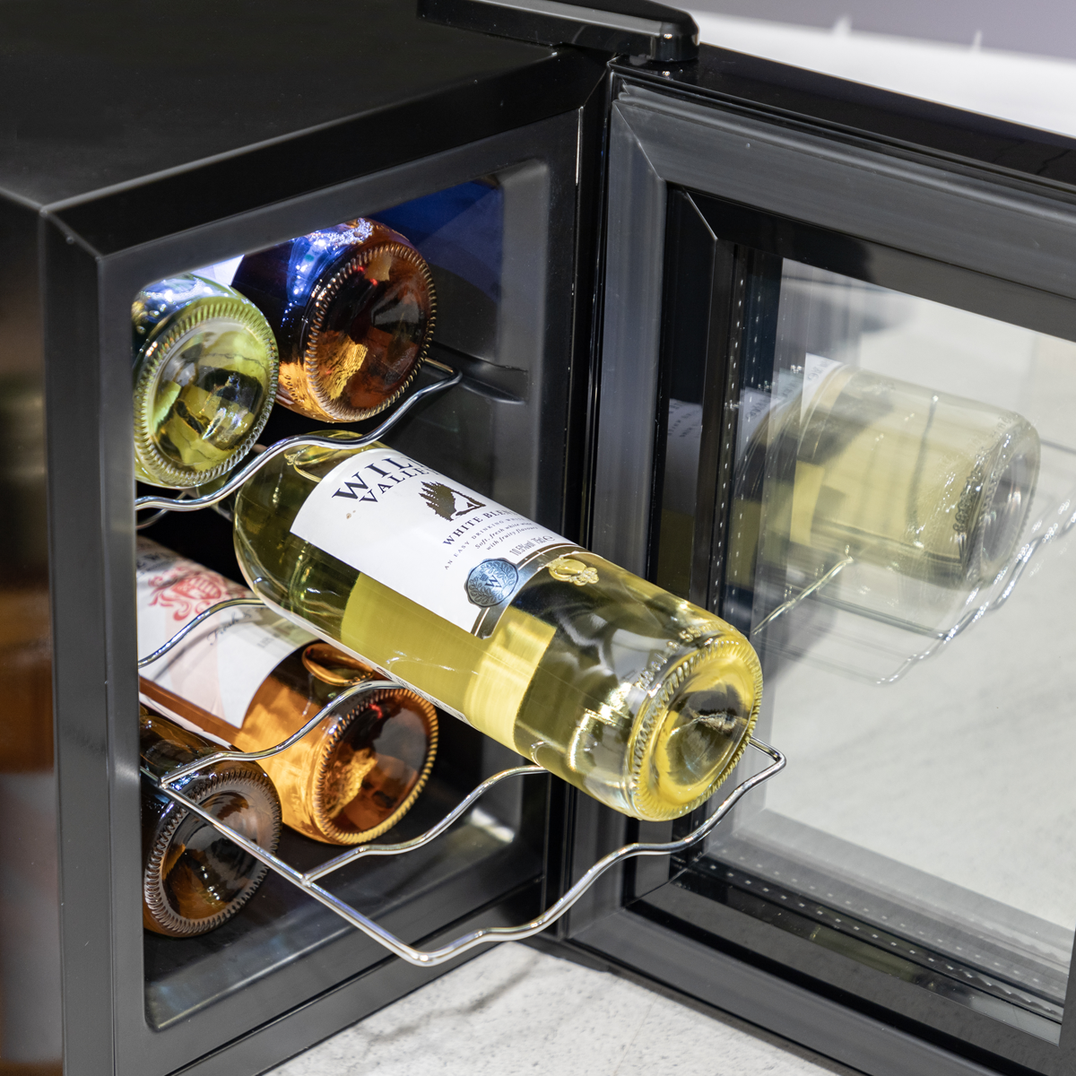 Baridi 6 Bottle Tabletop Wine Fridge & Cooler